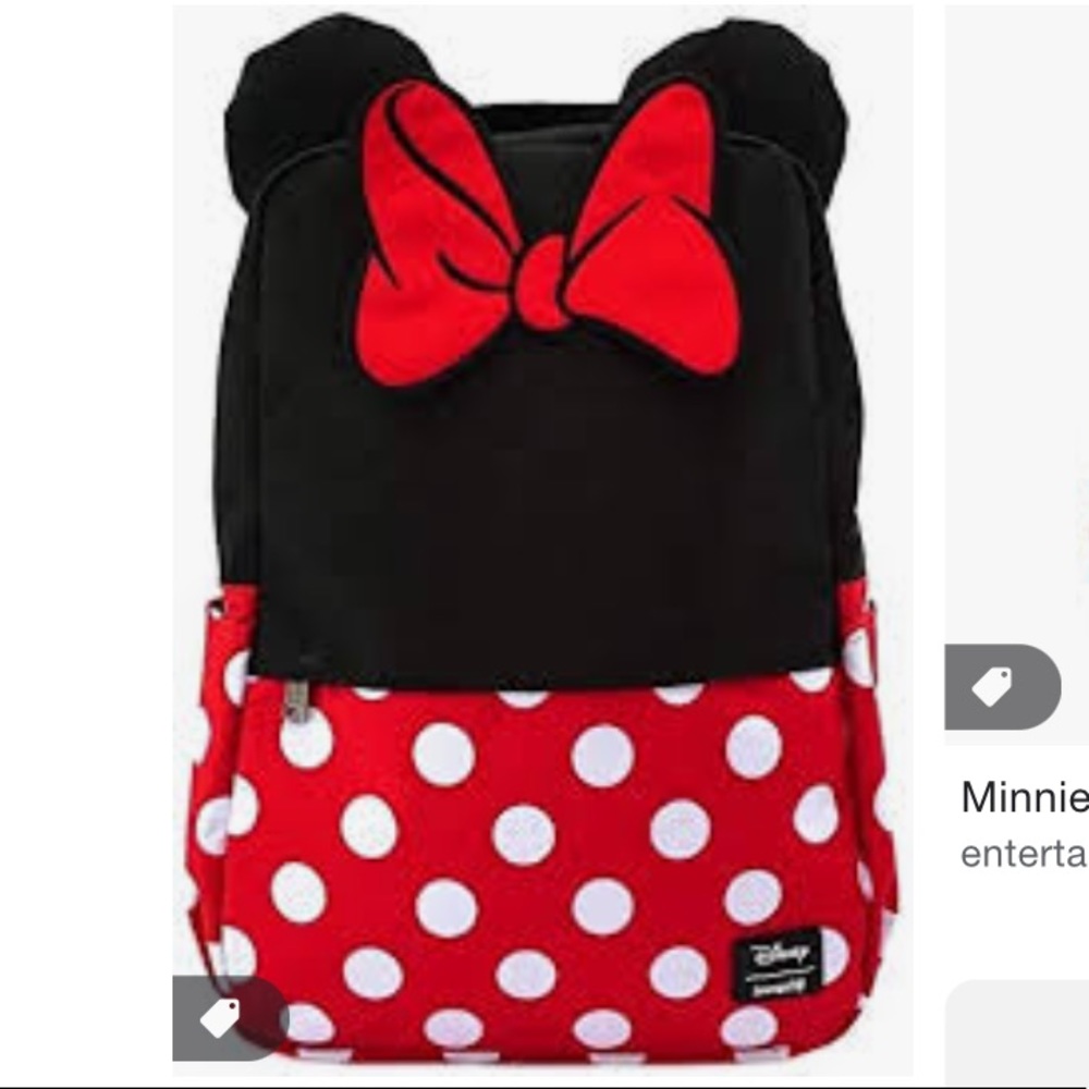 Loungefly Minnie Mouse Cosplay Nylon Backpack